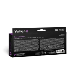Set 8 pinturas para modelismo 242 Elfos y Gnomos Fantasy Vallejo 17ml