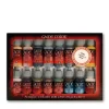 Set 16 pinturas para modelismo 291 Metales y Cuero Game Color Vallejo 17ml