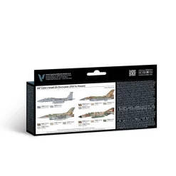 Set 8 pinturas para modelismo 203 Israeli Air Force (IAF) colors post 1967 to present Air War Vallejo 17ml