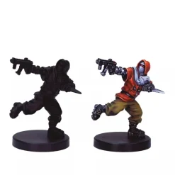 Set 8 pinturas para modelismo 307 Combat Zone Cyberpunk Vallejo 17ml