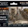 Set 6 pinturas para modelismo 206 WWII German Infantry Wargames Flames of War Vallejo 17ml