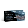 Set 8 pinturas para modelismo USAF Air War Vallejo 17ml