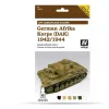 Set 6 pinturas para modelismo 410 German Afrika Korps 2 AFV Vallejo 8ml