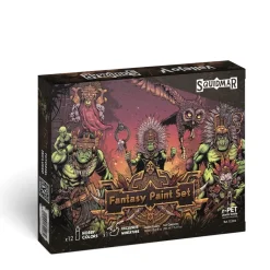 Set 12 pinturas para modelismo 203 Squidmar Fantasy Vallejo 18ml