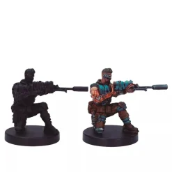 Set 8 pinturas para modelismo 309 Solo Cyberpunk Vallejo 17ml