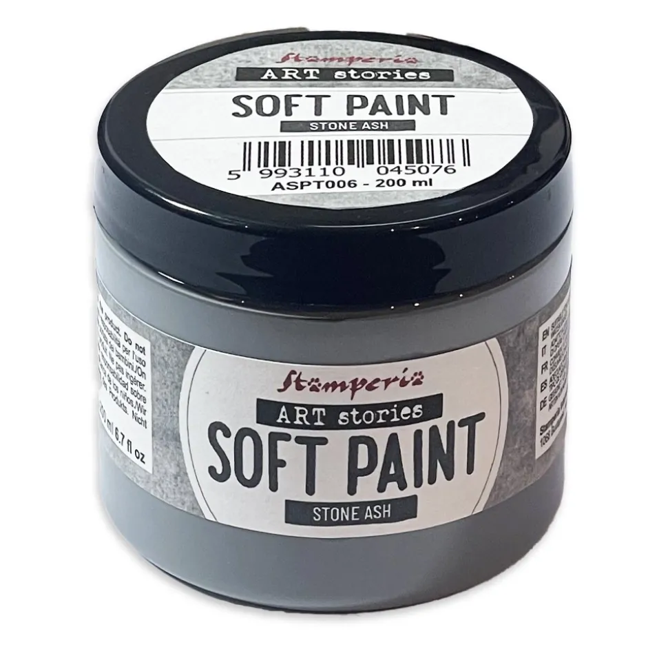 Set 6 pinturas Soft Paint Art Stories Stamperia 200ml