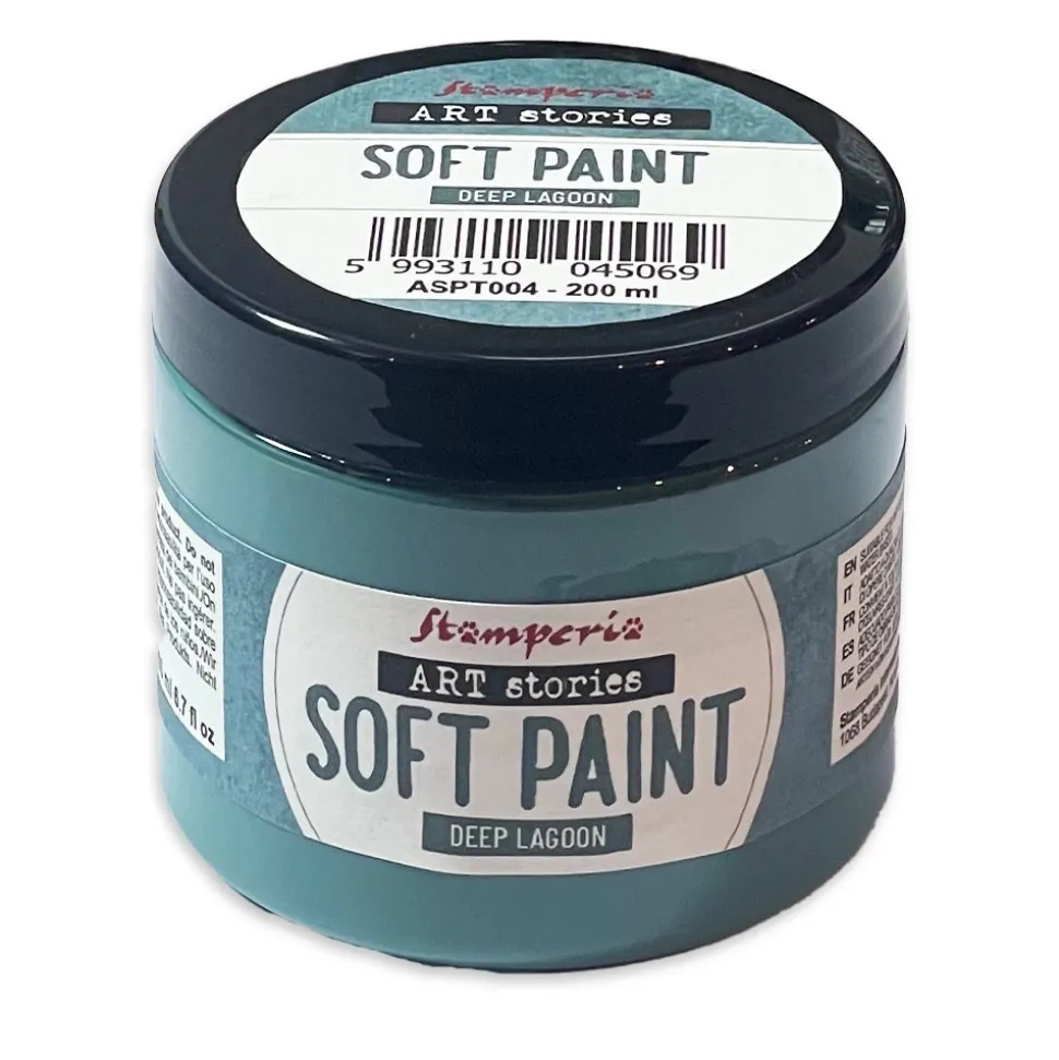Set 6 pinturas Soft Paint Art Stories Stamperia 200ml
