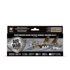 Set 8 pinturas Soviet/Russian colors Tactical Schemes 1960-2000 I Vallejo 17ml