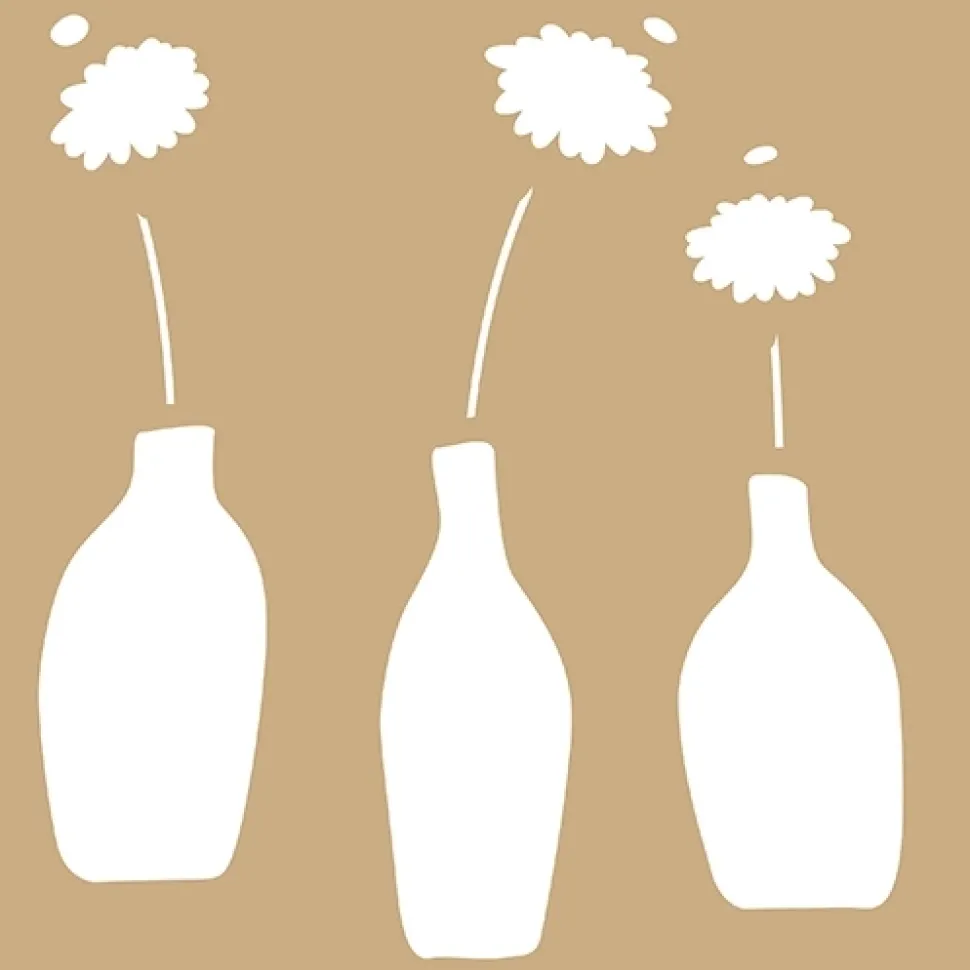 Set 2 plantillas de stencil Sweet Garden Artemio