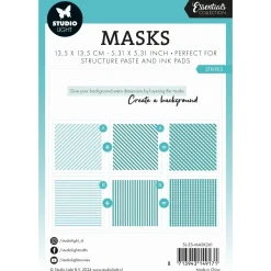 Set 2 plantillas de stencil Stripes Essentials Studio Light