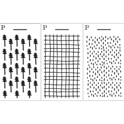 Set 3 Plantillas de Stencil #2 Invierno22 Paperinky