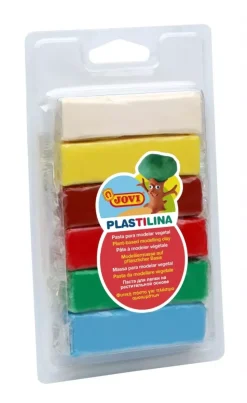 Set 6 Plastilinas Colores Básicos Jovi 25gr