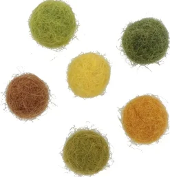 Set 60 Pompones De Lana Afieltrada Verdes Artemio 1cm