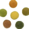 Set 30 Pompones De Lana Afieltrada Verdes Artemio 1,5cm