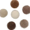 Set 30 Pompones De Lana Afieltrada Marrones Artemio 1,5cm