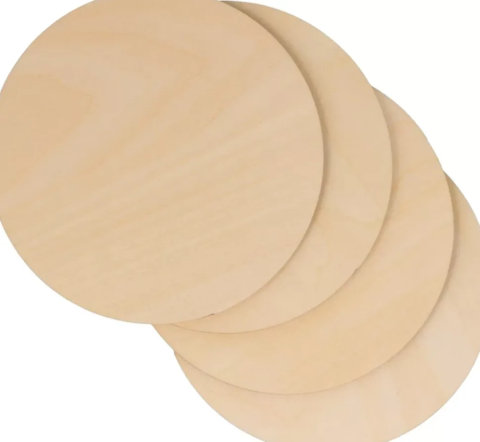 Set 4 Posavasos De Madera Artemio