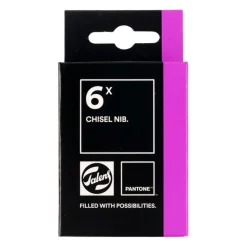 Set 6 puntas biseladas recambio rotulador Talens Pantone