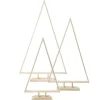 Set 3 Árboles de Navidad de Madera Creativ Company