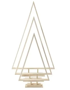 Set 3 Árboles de Navidad de Madera Creativ Company