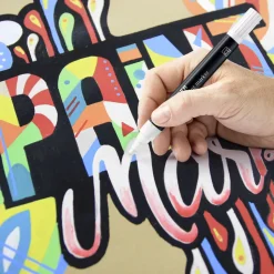 Set 6 rotuladores acrílicos Lumocolor Staedtler