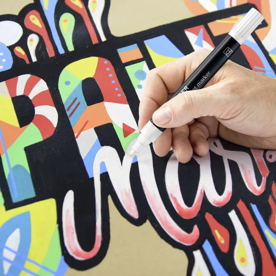 Set 10 rotuladores acrílicos Lumocolor Staedtler