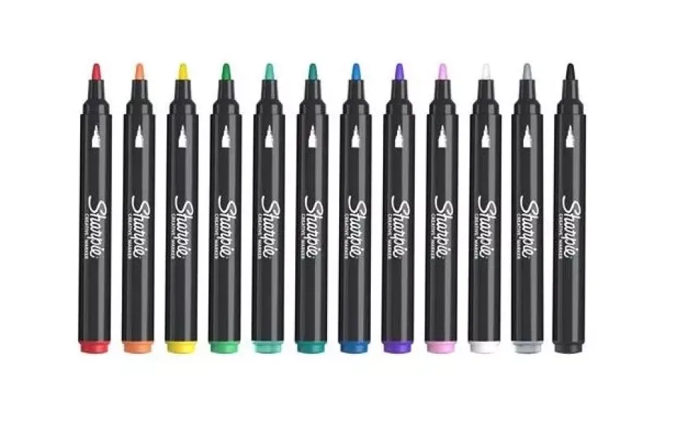 Set 12 Rotuladores acrílicos punta redonda Creative Sharpie