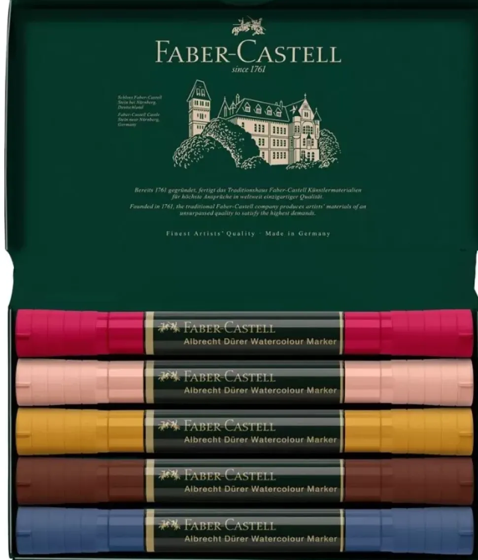 Set 5 Rotuladores Acuarelables Retratos Albrecht Dürer Faber-Castell