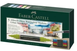 Set 5 Rotuladores Acuarelables Esbozos Urbanos Albrecht Dürer Faber-Castell
