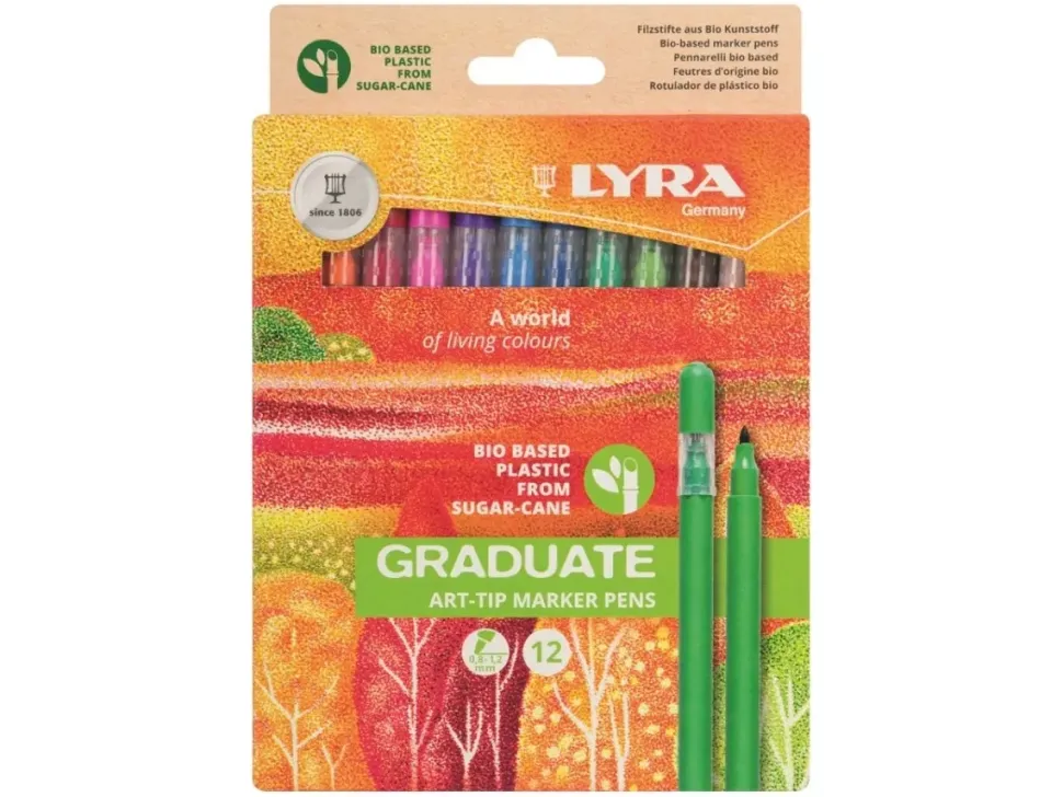 Set 12 rotuladores Art Tip Graduate Lyra