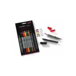 Set 5+1 rotuladores Colores Hues Copic Ciao