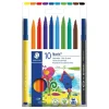 Set 10 Rotuladores colores surtidos Noris 326 Staedtler