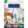 Set 24 Rotuladores Doble Punta Goldfaber Sketch Faber-Castell