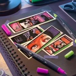 Set 6 Rotuladores Doble Punta Architecture Goldfaber Sketch Faber-Castell