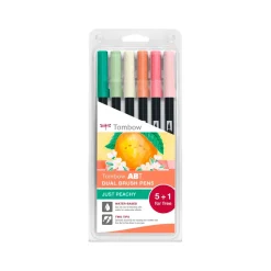 Set 5+1 rotuladores Dual Brush Just Peachy Tombow
