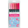Set 6 rotuladores Dual Brush Pink Edition Tombow