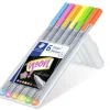 Set 6 Rotuladores Fineliner Neón Triplus Staedtler