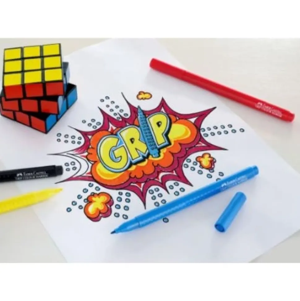 Set 10 rotuladores Grip Faber-Castell