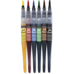 Set 6 Rotuladores Ink Brush Actuales Sennelier