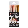 Set 6 Rotuladores Koi Brush Pen Manga Sakura