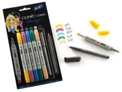 Set 5+1 rotuladores Manga #01 Copic Ciao