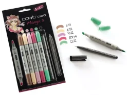 Set 5+1 rotuladores Manga #03 Copic Ciao