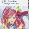 Set 6 rotuladores Manga Shôjo Pitt Artist Pen Faber-Castell