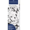Set 4 rotuladores Manga XS-SC Pitt Artist Pen Faber-Castell