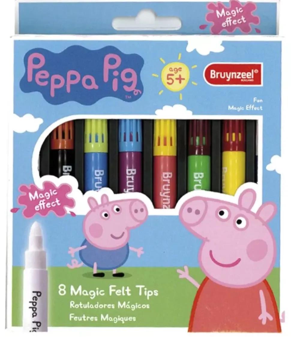 Set 8 Rotuladores Mágicos Peppa Pig Bruynzeel