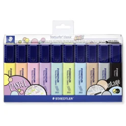 Set 10 Rotuladores Pastel Textsurfer Classic Staedtler