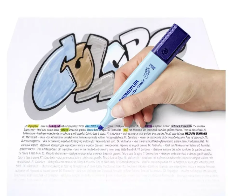 Set 10 Rotuladores Pastel Textsurfer Classic Staedtler