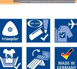 Set 6 Rotuladores pastel Triplus Color Staedtler