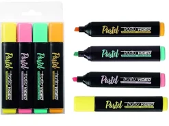 Set 4 Rotuladores Pastel Video Tratto