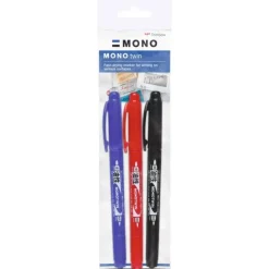 Set 3 Rotuladores Permanentes Mono Twin Tombow