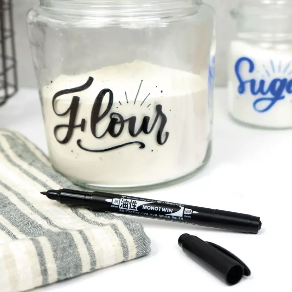 Set 3 Rotuladores Permanentes Mono Twin Tombow